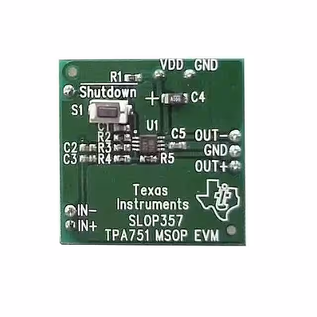 TPA751EVM Texas Instruments  Cartes d'évaluation - Amplificateurs audio